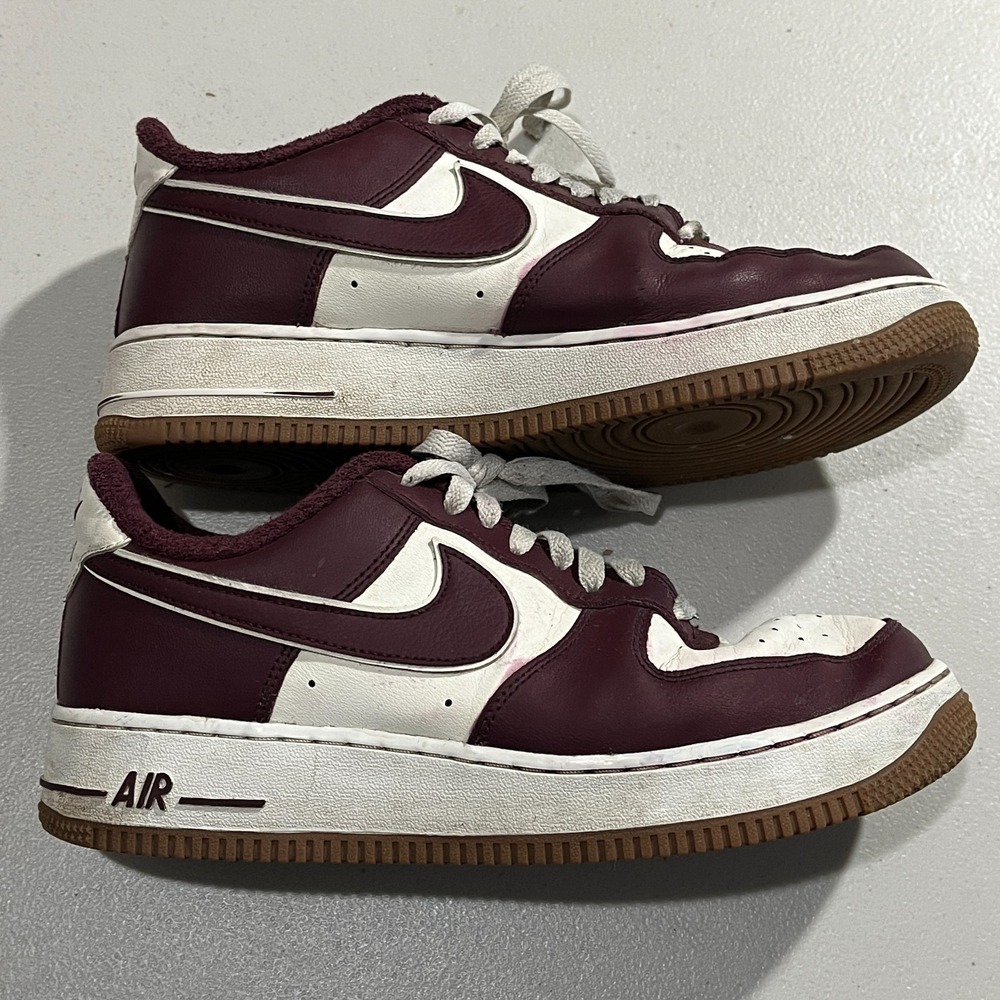 Nike Air Force 1 Sneaker Men's 9 Low College Pack‎ Night Maroon Sail DQ7659-102 - Picture 6 of 12
